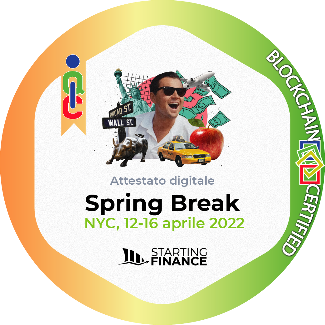 Starting Finance Spring Break New York 2022